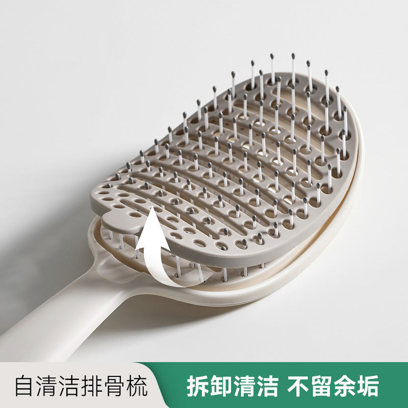 FaSoLa-Self-Cleaning-Detangling-Brush---White-1