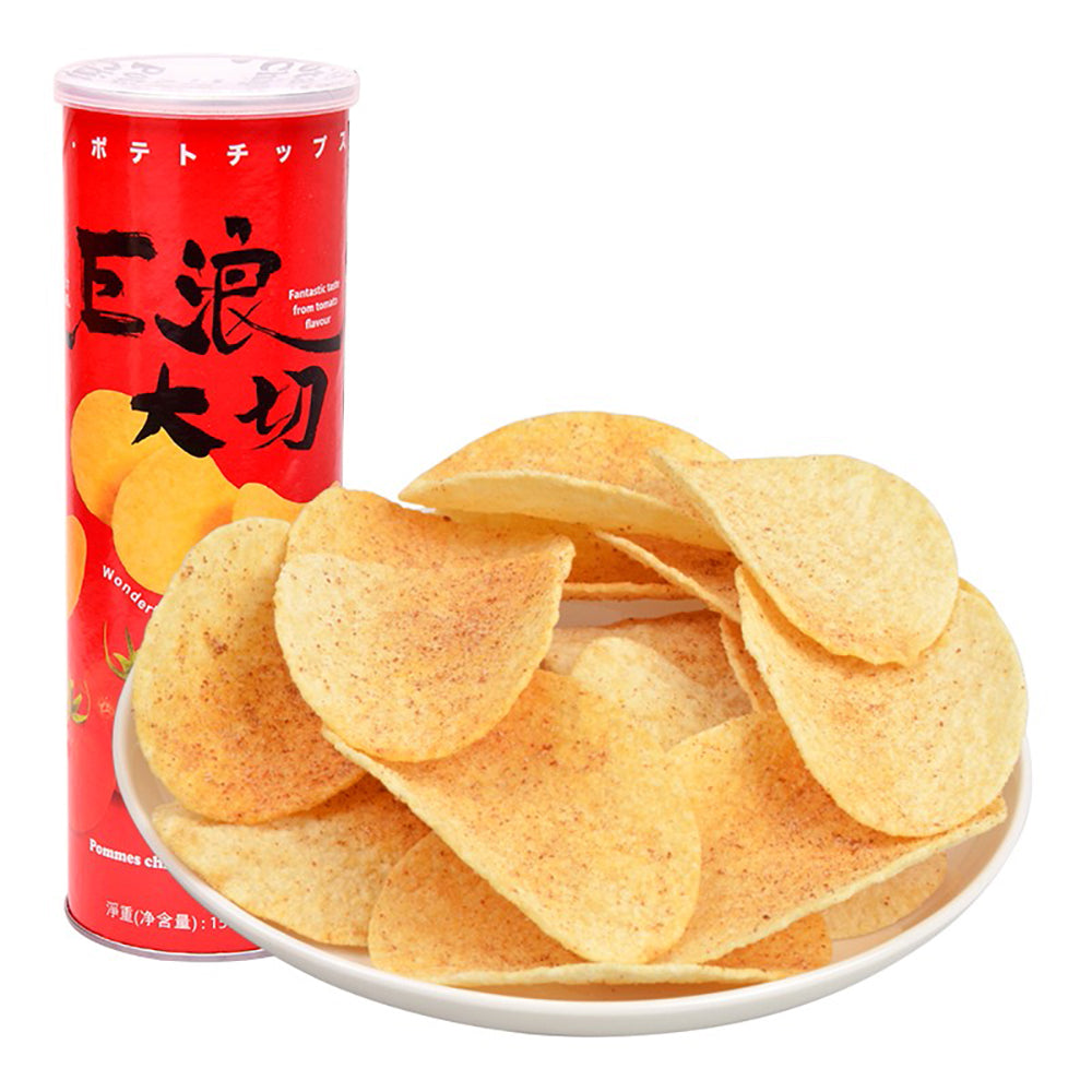 EDO-Giant-Cut-Potato-Chips---Tomato-Flavor,-150g-1