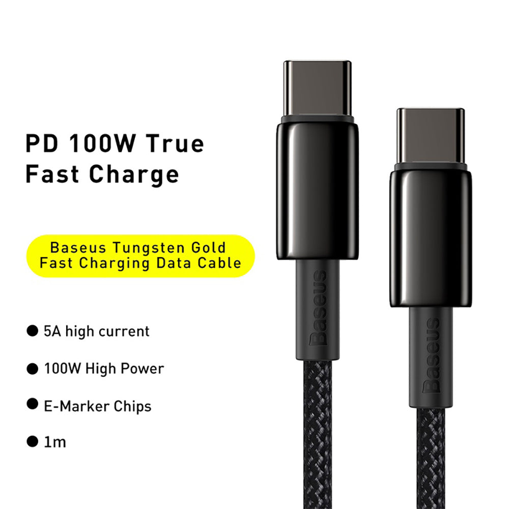 Baseus-Tungsten-Gold-Series-Fast-Charging-Cable-Type-C-to-Type-C-100W-1m-Black-1