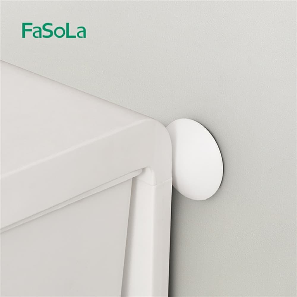 FaSoLa-Round-Anti-Collision-Silent-Pads---White,-6cm-Diameter,-Pack-of-4-1