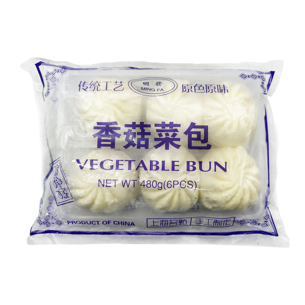 [Frozen]-MingFa-Mushroom-Vegetable-Buns,-Pack-of-6,-480g-1