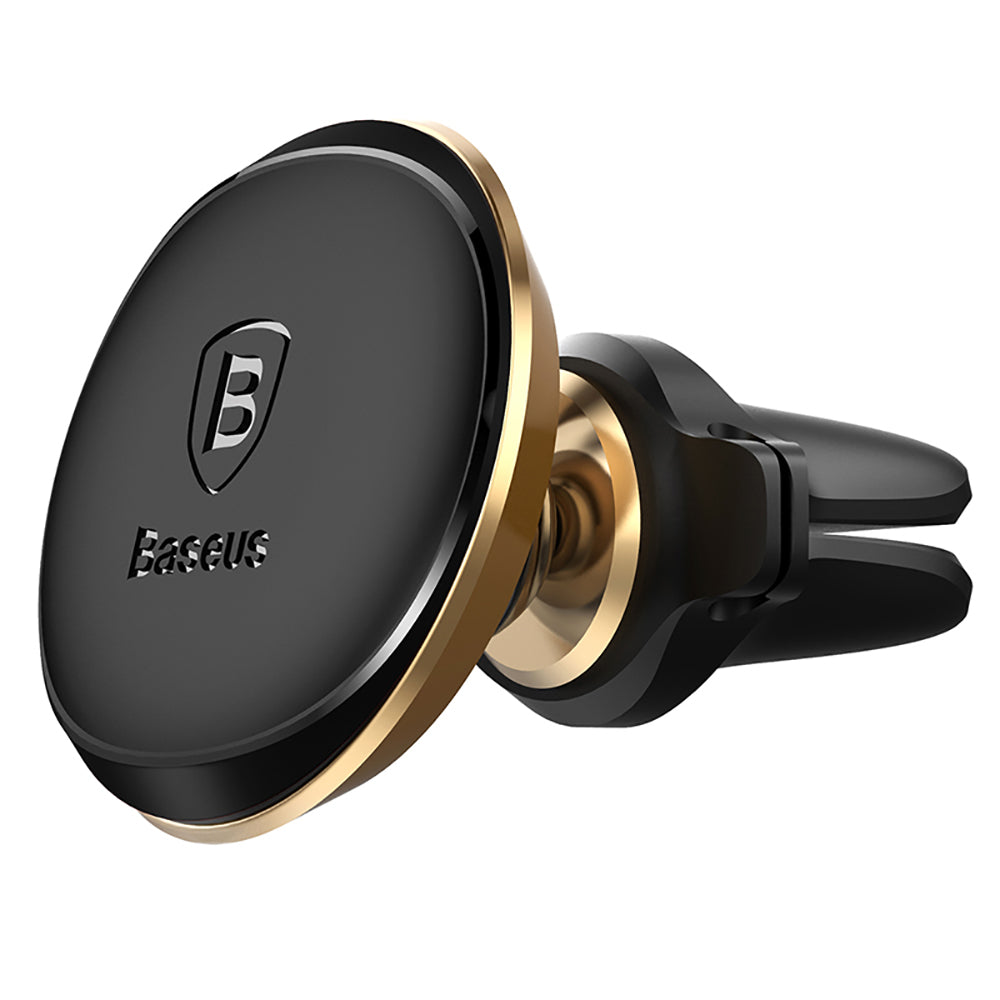 Baseus-Magnetic-Car-Mount-Holder-with-Cable-Clip---Star-Gold,-Air-Vent-Version-1