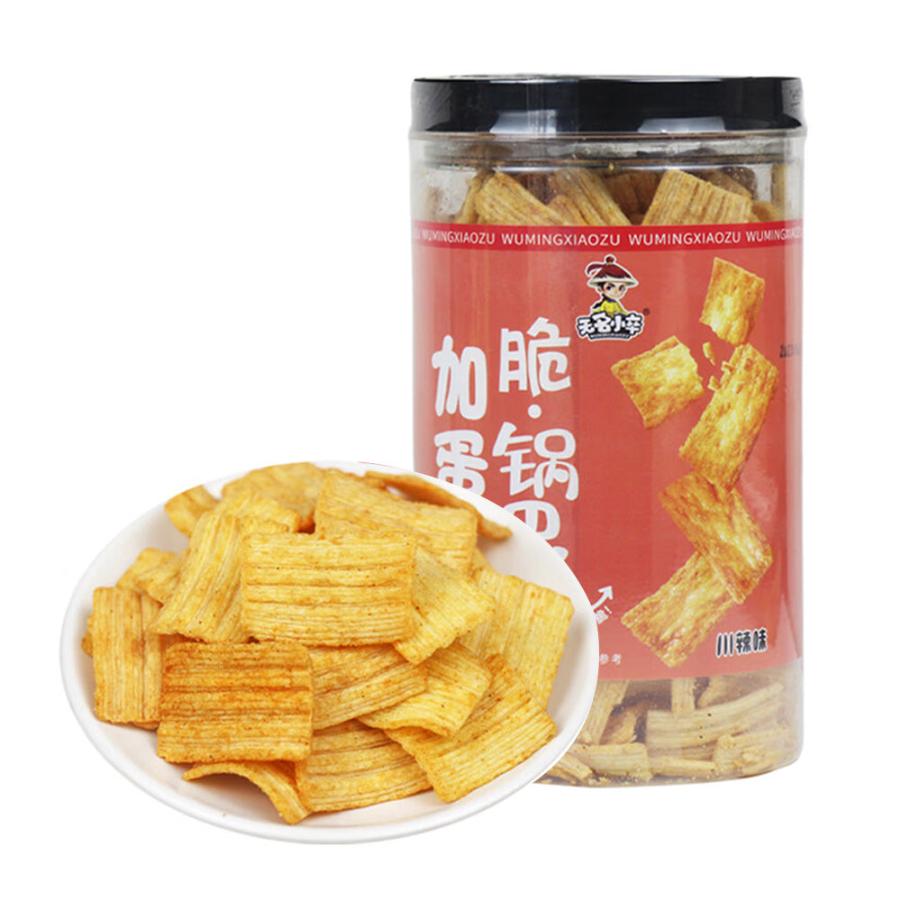 Wumingxiaozu-Egg-Added-Crispy-Rice-Crackers---Sichuan-Spicy-Flavor,-180g-1