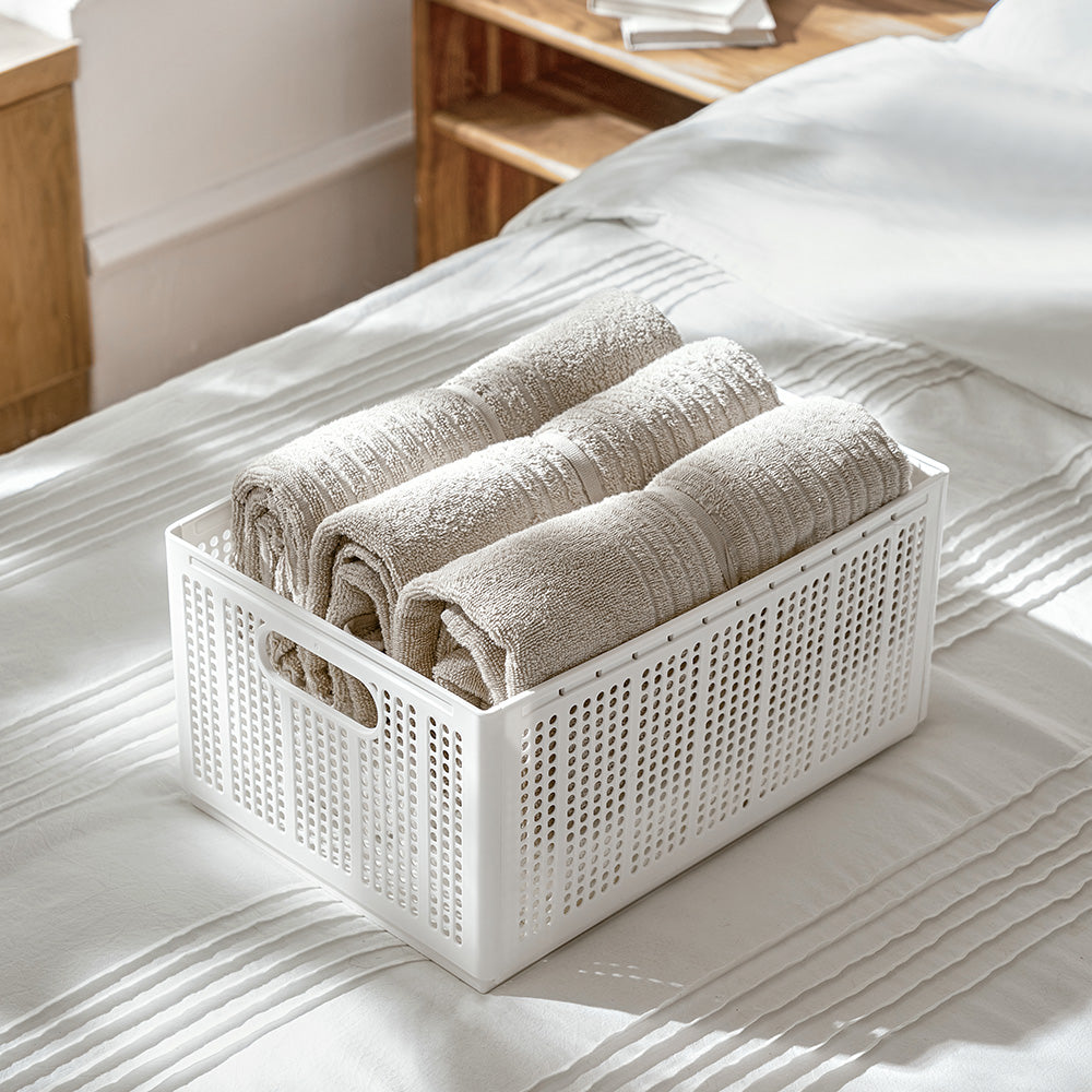 FaSoLa-Foldable-Storage-Basket---White,-Small-1