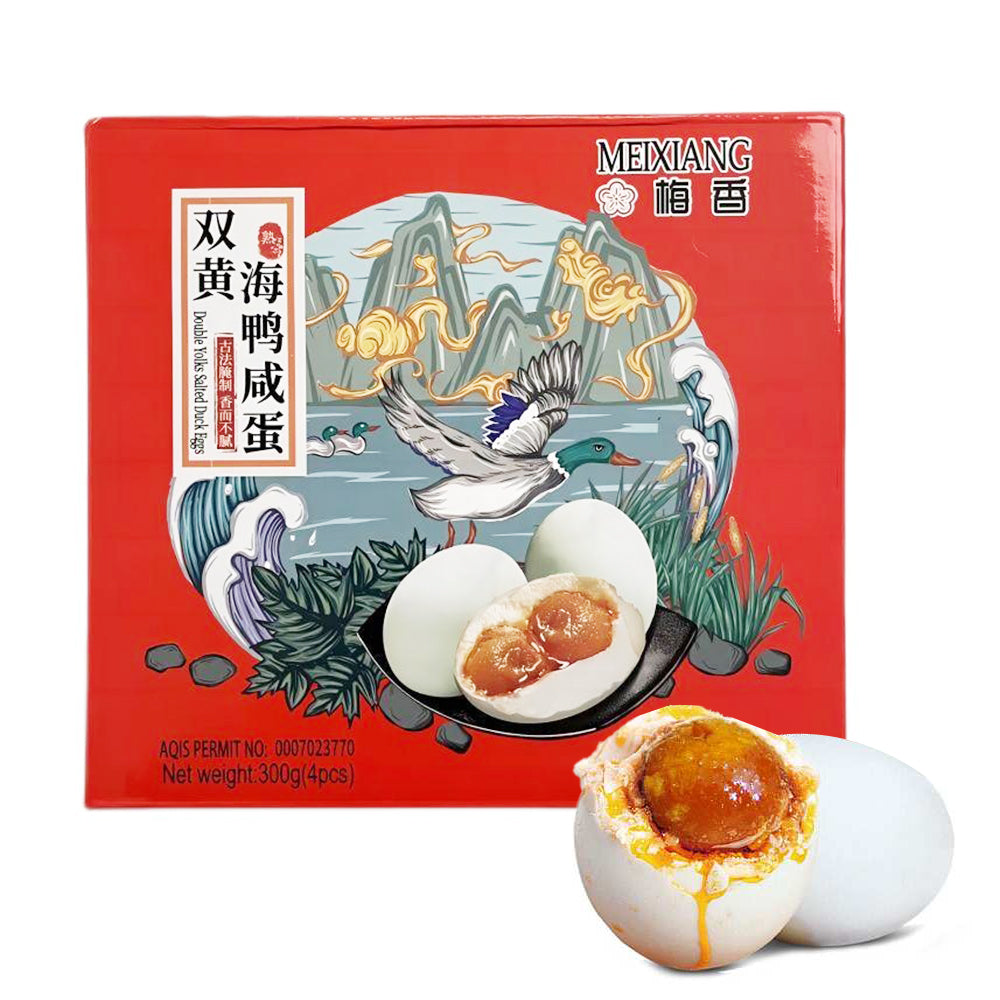 Meixiang-Double-Yolks-Sea-Duck-Salted-Eggs---4-Pieces,-300g-1