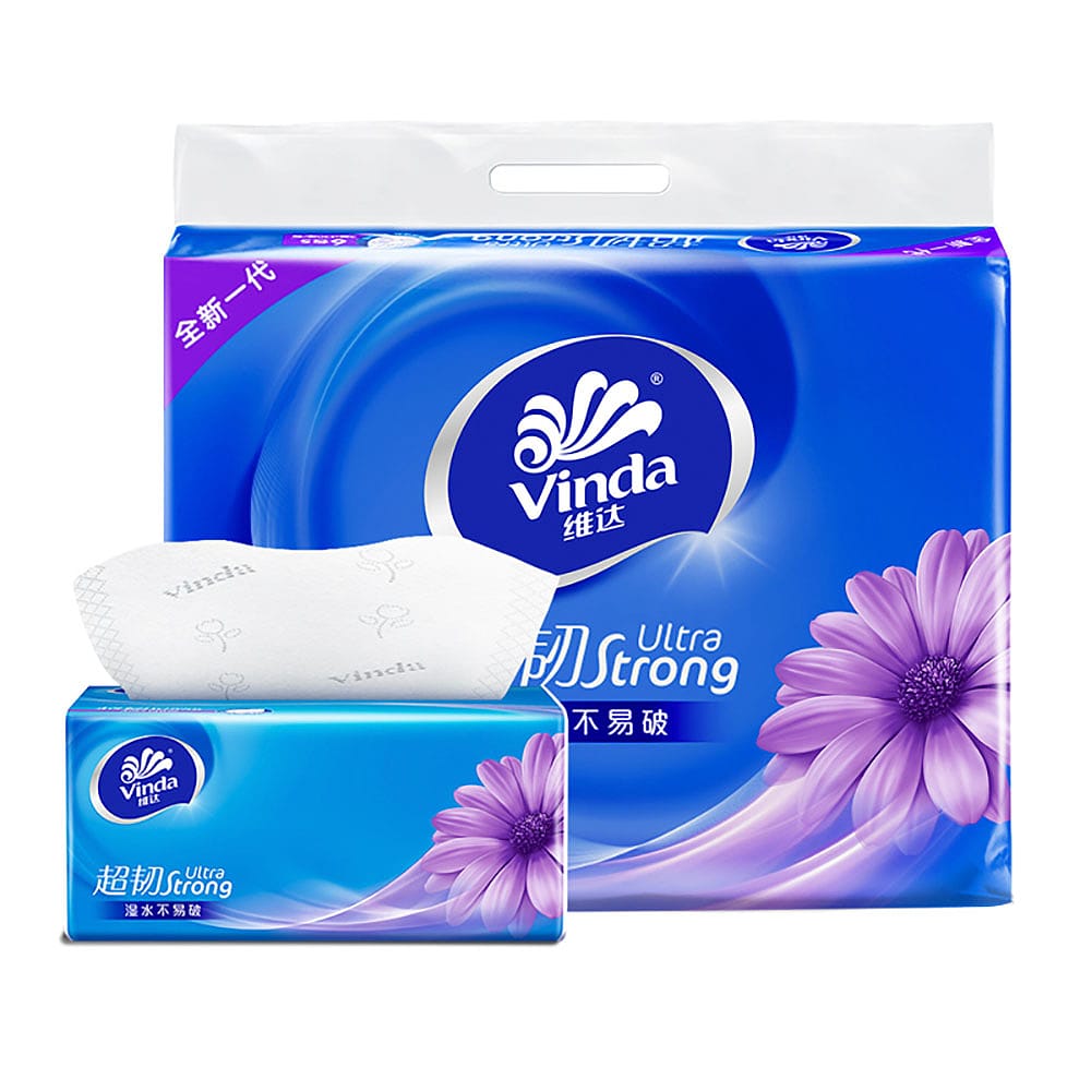 Vinda-Ultra-Tough-3-Ply-Tissue-Paper,-130-Sheets-per-Pack,-6-Packs,-800g-1