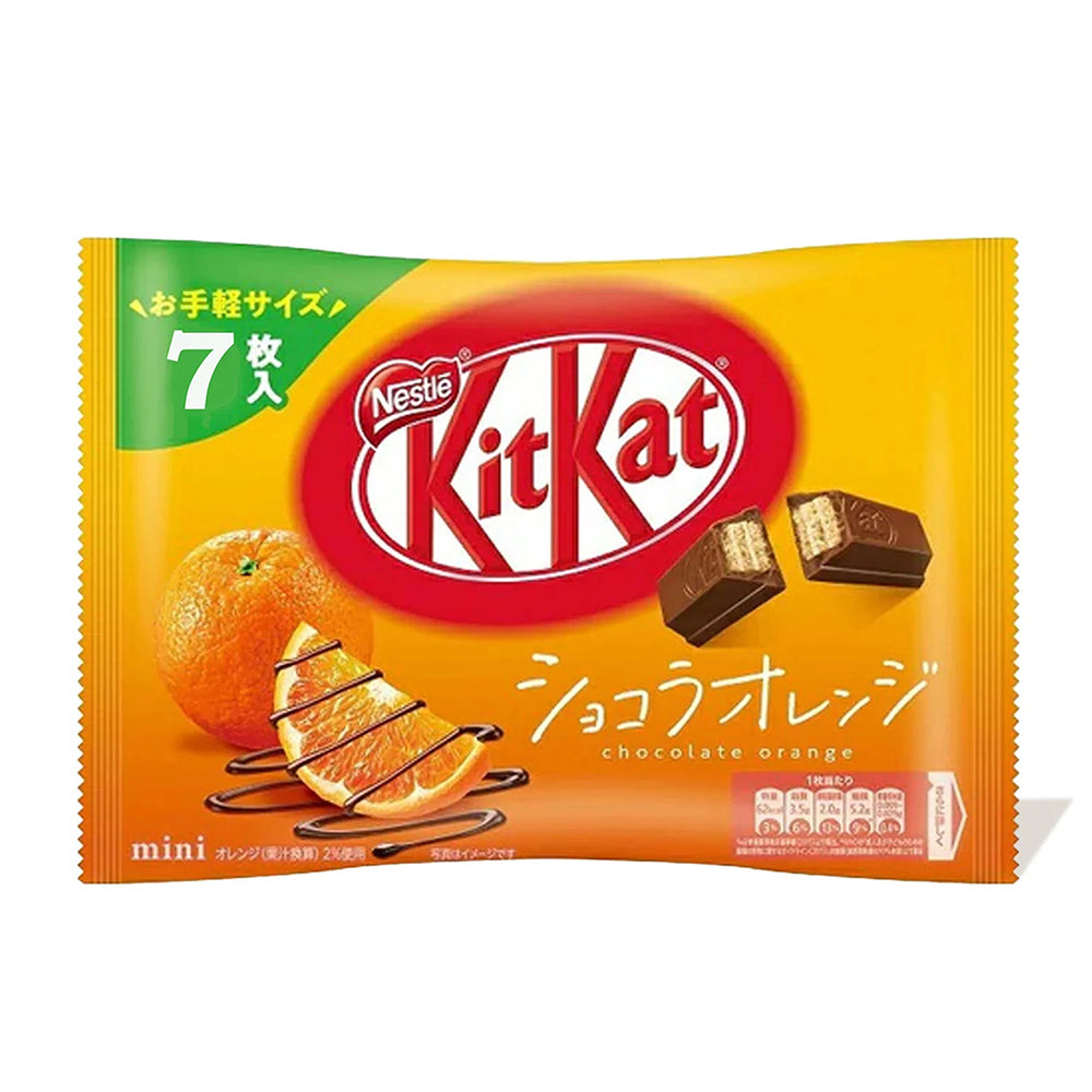 Nestle-KITKAT-Mini-Chocolate-Wafer-Biscuits---Orange-Flavor,-7-Pieces,-90g-1