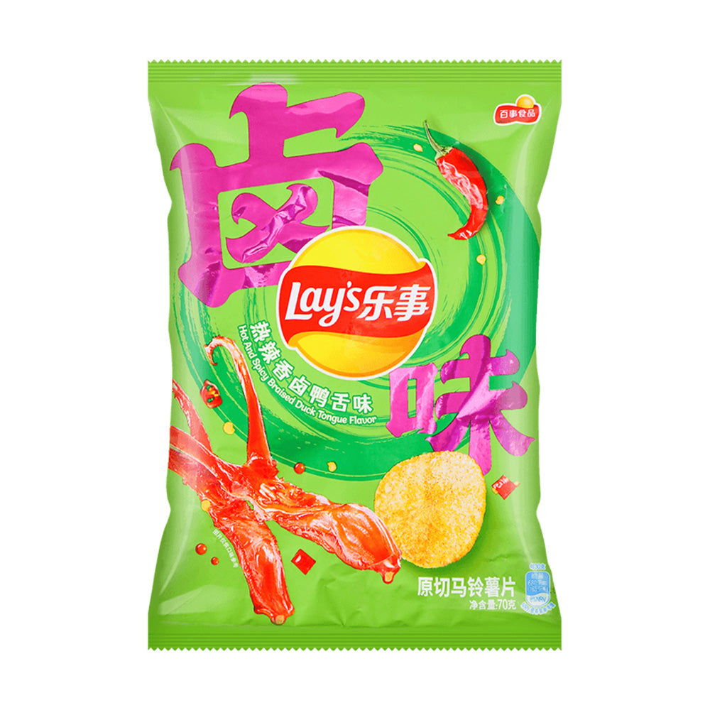 Lay's-Spicy-Braised-Duck-Tongue-Flavor-Potato-Chips---70g-1