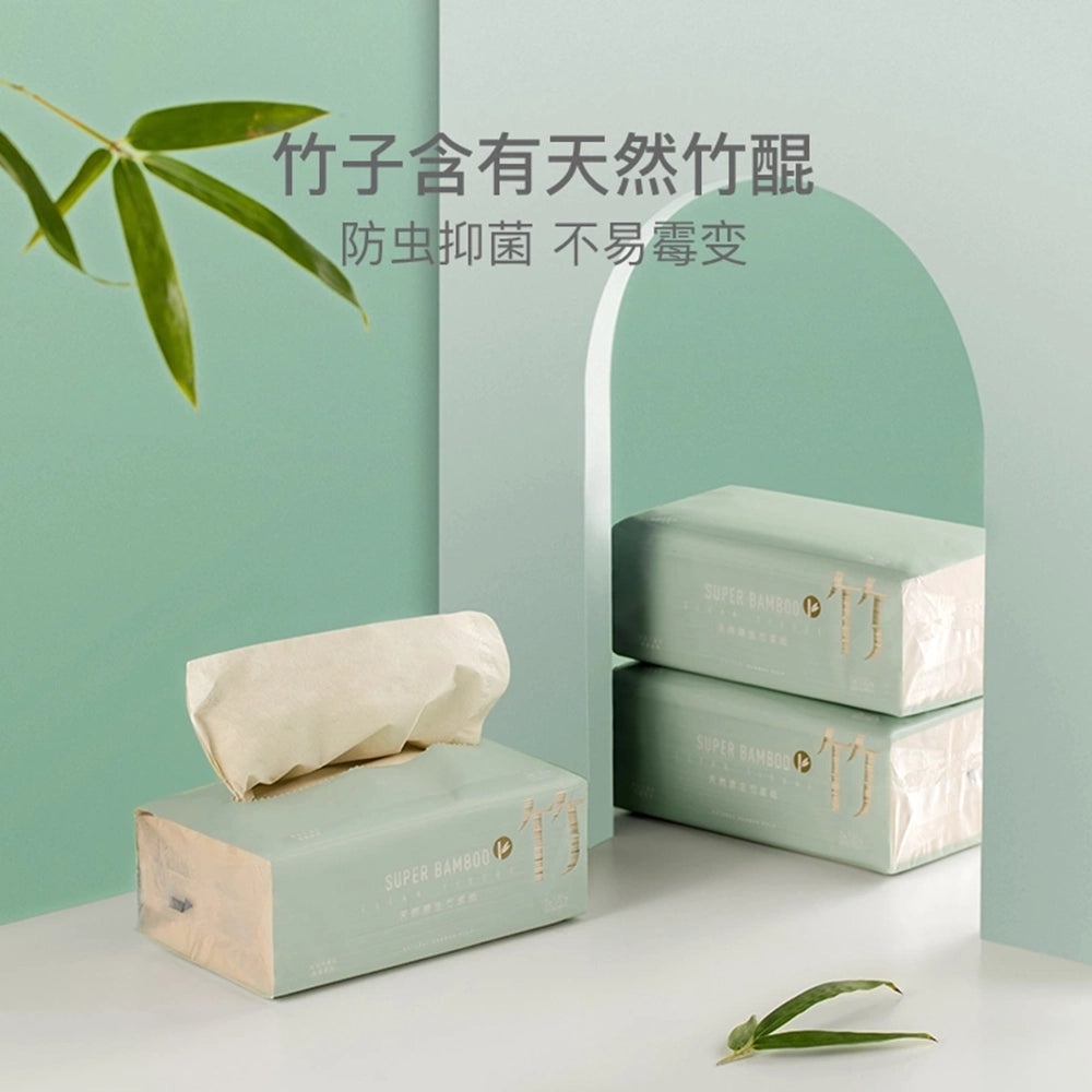 Lifease-Zhenyu-Bamboo-Natural-Color-Tissue---3-Ply,-120-Sheets,-Single-Pack-1