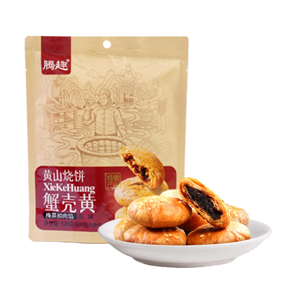 Tengqu-Huangshan-XieKeHuang-Biscuits---Original-Flavor,-128g-1