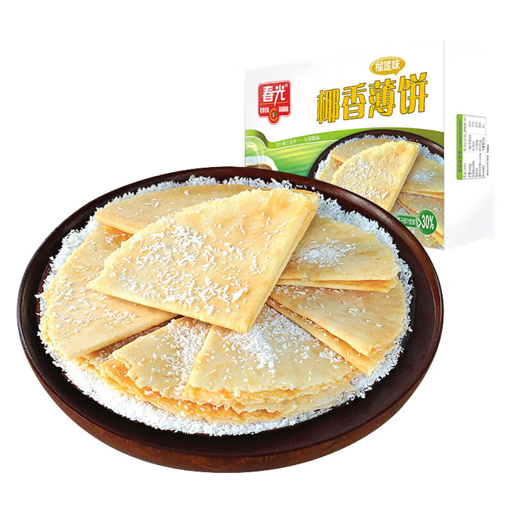 Chun-Guang-Coconut-Thin-Biscuits---Durian-Flavor---150g-1