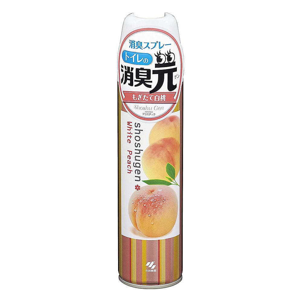 Kobayashi-Shoshugen-Deodorizing-Spray---White-Peach-Scent,-280ml-1