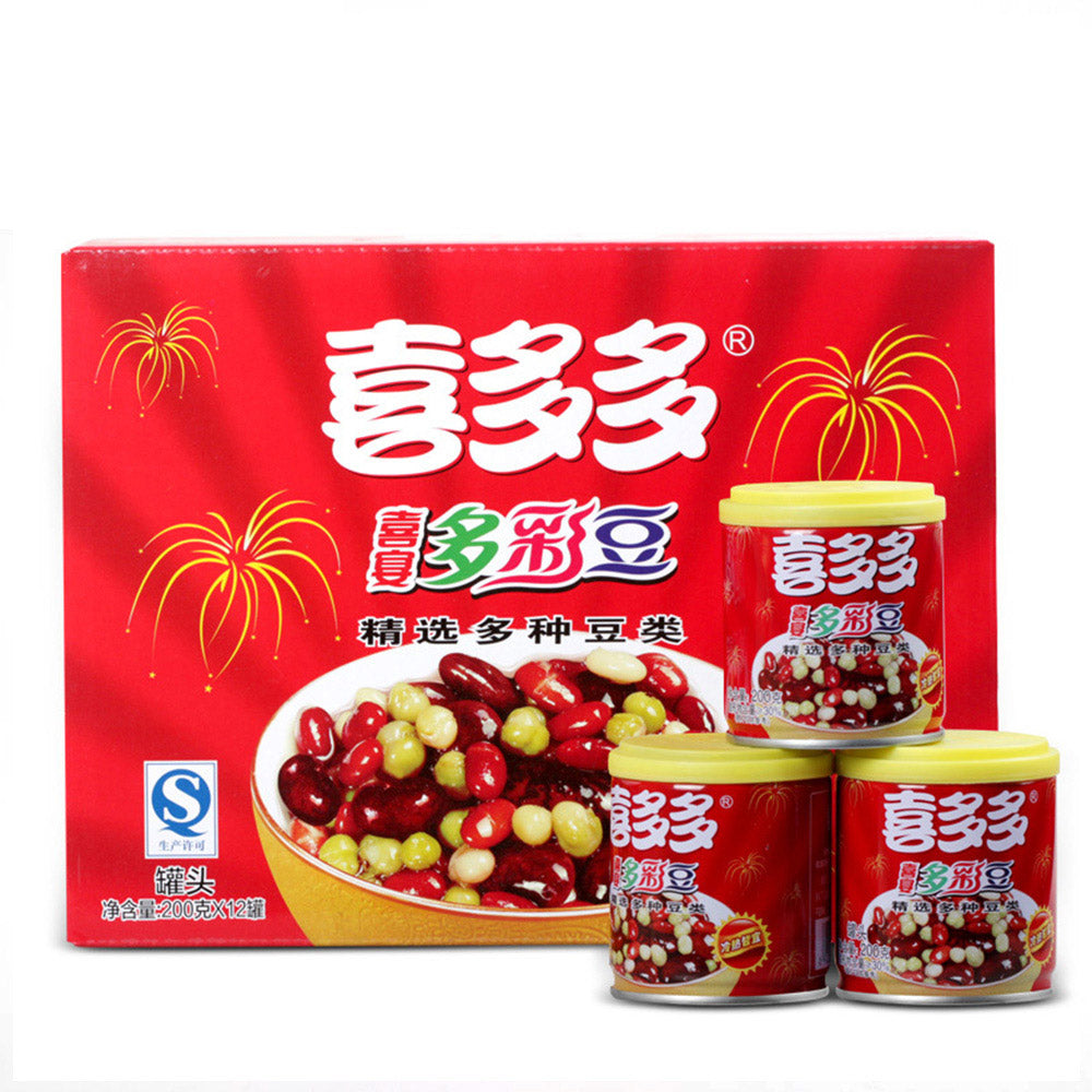 [Full-Case]-Xiduoduo-Joyful-Banquet-Colourful-Beans-Drink-200g*12-1