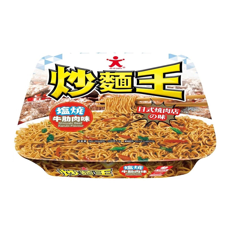 Doll-Instant-Stir-Fried-Noodles---Shioyaki-Beef-Karubi-Flavor,-108g-1