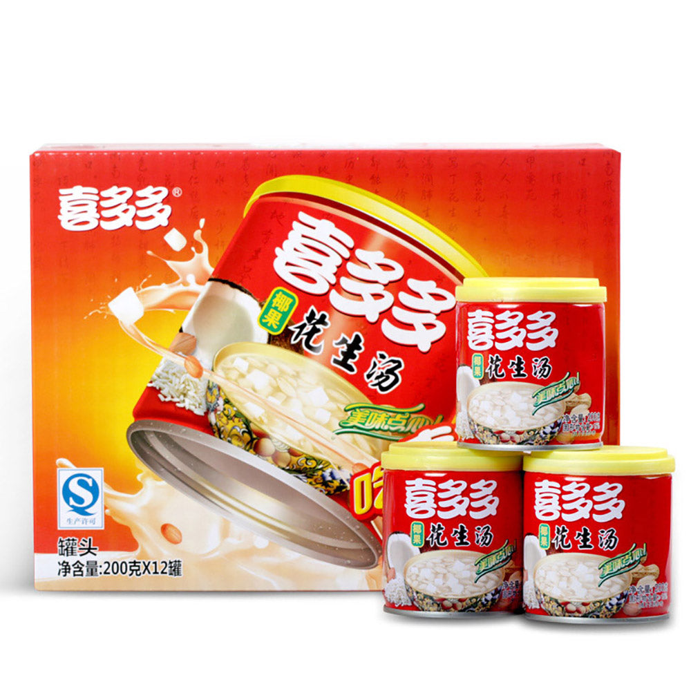 [Full-Case]-Xiduoduo-Coconut-Peanut-Soup-200g*12-1