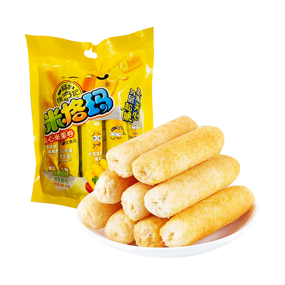 Hsu Fu Chi Migema Cheese Flavoured Rice Roll Snacks, 90g – Extensive ...