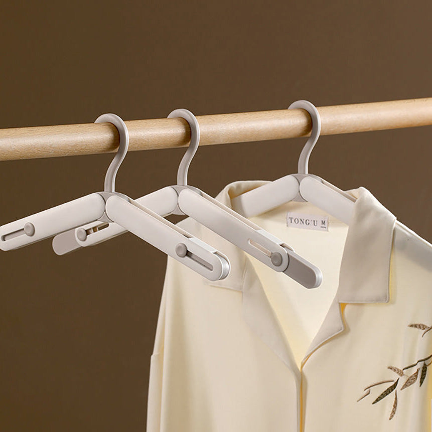 FaSoLa Portable Travel Folding Hanger - White