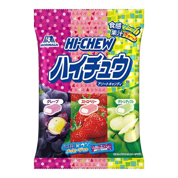 Morinaga-Hi-Chew-Chewy-Candy-Grape,-Strawberry-&-Green-Apple-Flavour---94g-1