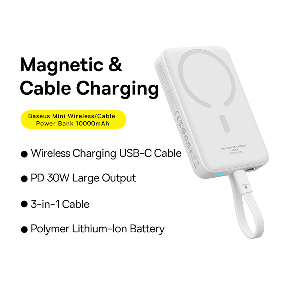 Baseus-Magnetic-Mini-Wireless-Fast-Charging-Power-Bank-Type-C-10000mAh-30W-Starlight-White-1