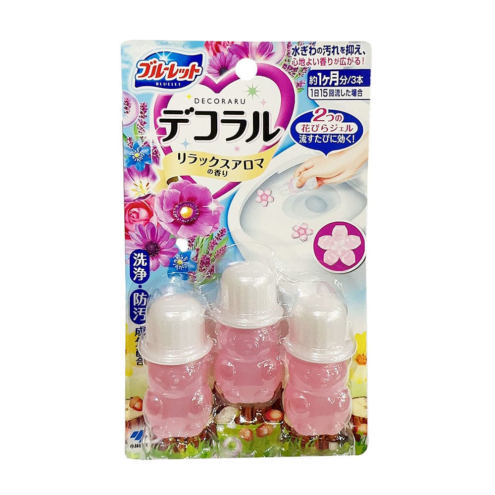 Kobayashi-Pharmaceutical-Toilet-Deodorizing-Gel,-Fragrance-Type,-7.5g-x-3-Pack-1