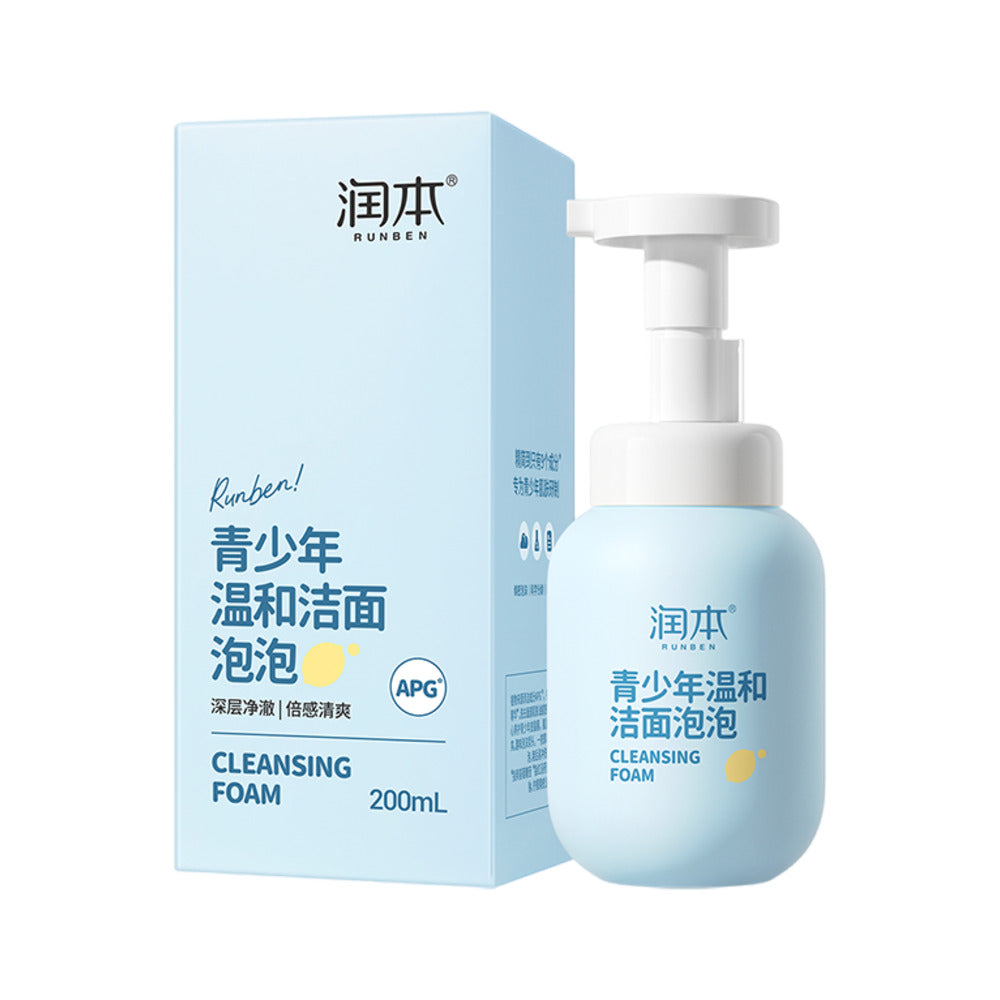 Runben-Gentle-Cleansing-Foam-for-Teens---200ml-1