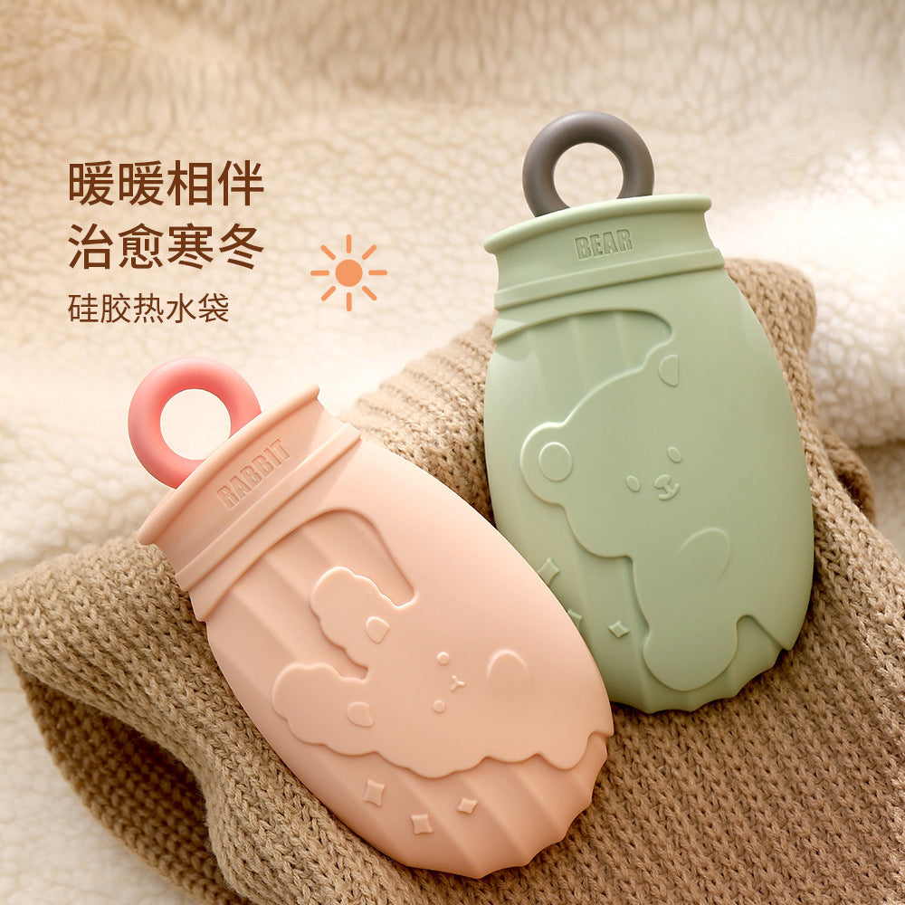 FaSoLa-Silicone-Hot-Water-Bottle---Green-Bear-1