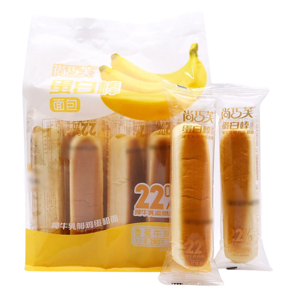 Shang-Qiaofu-Protein-Bar-Bread,-Banana-Milk-Flavor,-280g-1