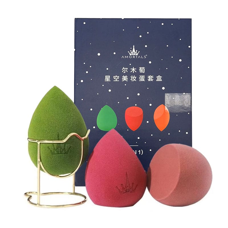 Amortals-Starry-Beauty-Sponge-Set---3-Pieces-+-Holder-1