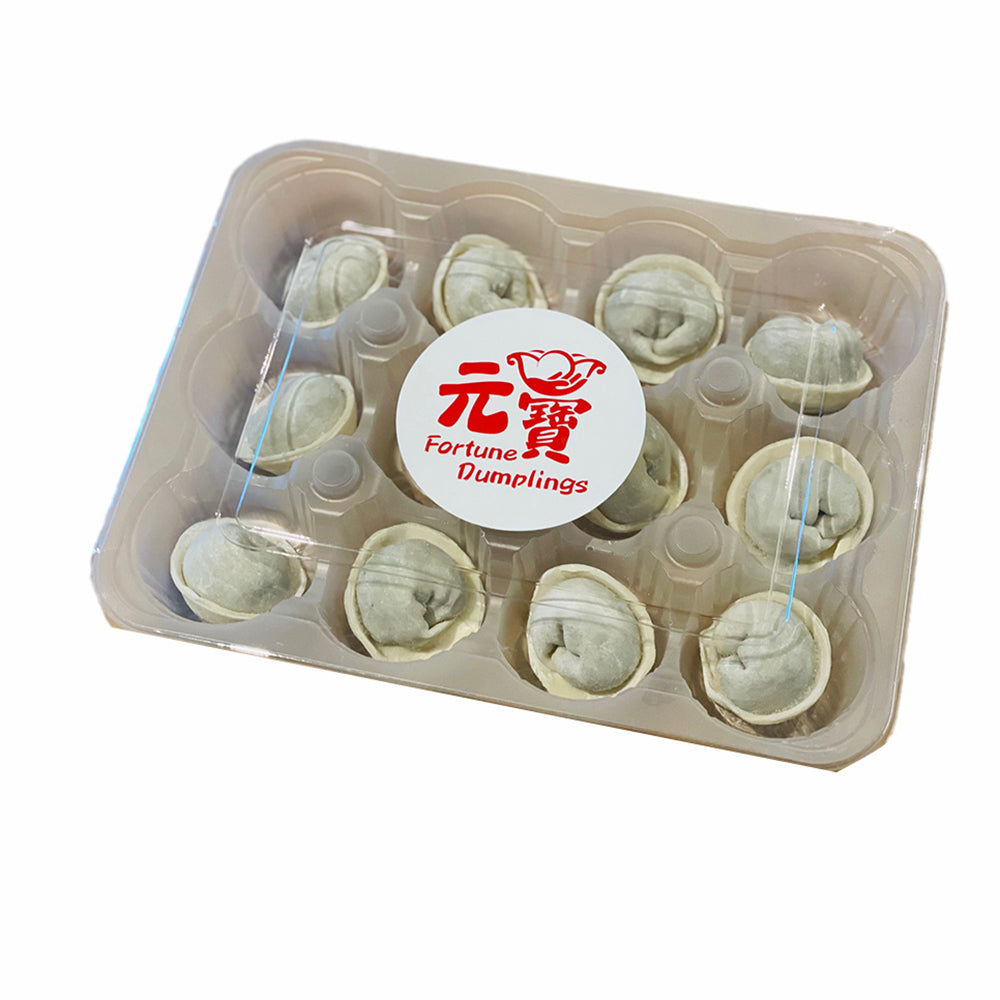 Yuanbao-Handmade-Dumplings-with-Pork,-Fresh-Shrimp,-and-Fish-Roe---12pcs,-300g-1