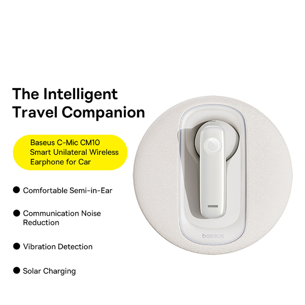 Baseus-C-Mic-CM10-Smart-Unilateral-Wireless-Earphone-for-Car---Moon-White-1