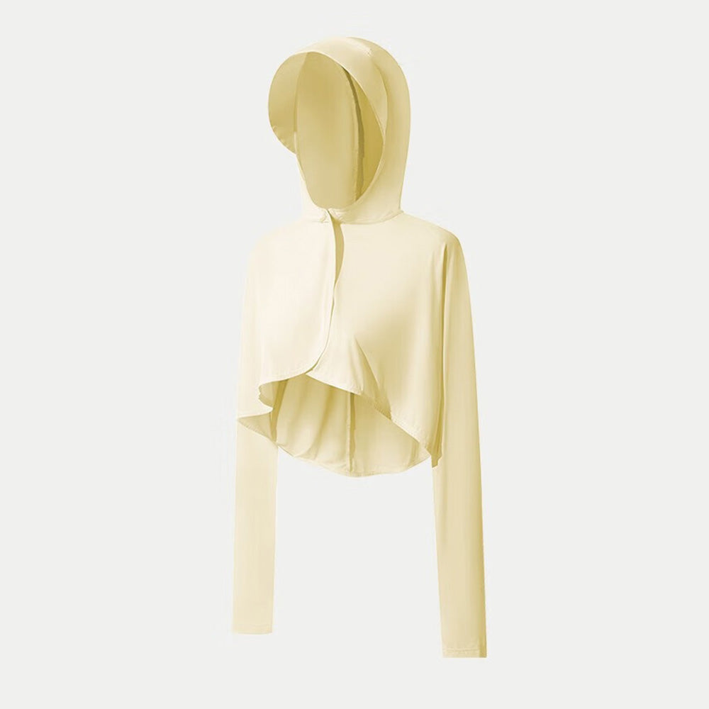 Ubras-Hooded-Sun-Protection-Jacket---Cream-Yellow,-Size-S-1