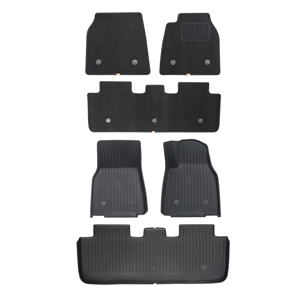 Baseus-T-Space-Car-Floor-Mats-for-Tesla-Model-Y---6-Piece-Set,-Starry-Black-1