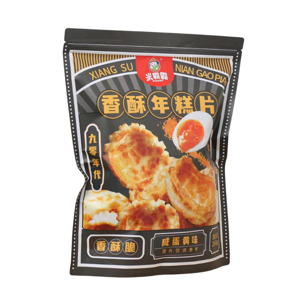 Mibaba-Crispy-Rice-Cake-Slices---Salted-Egg-Yolk-Flavor,-260g-1