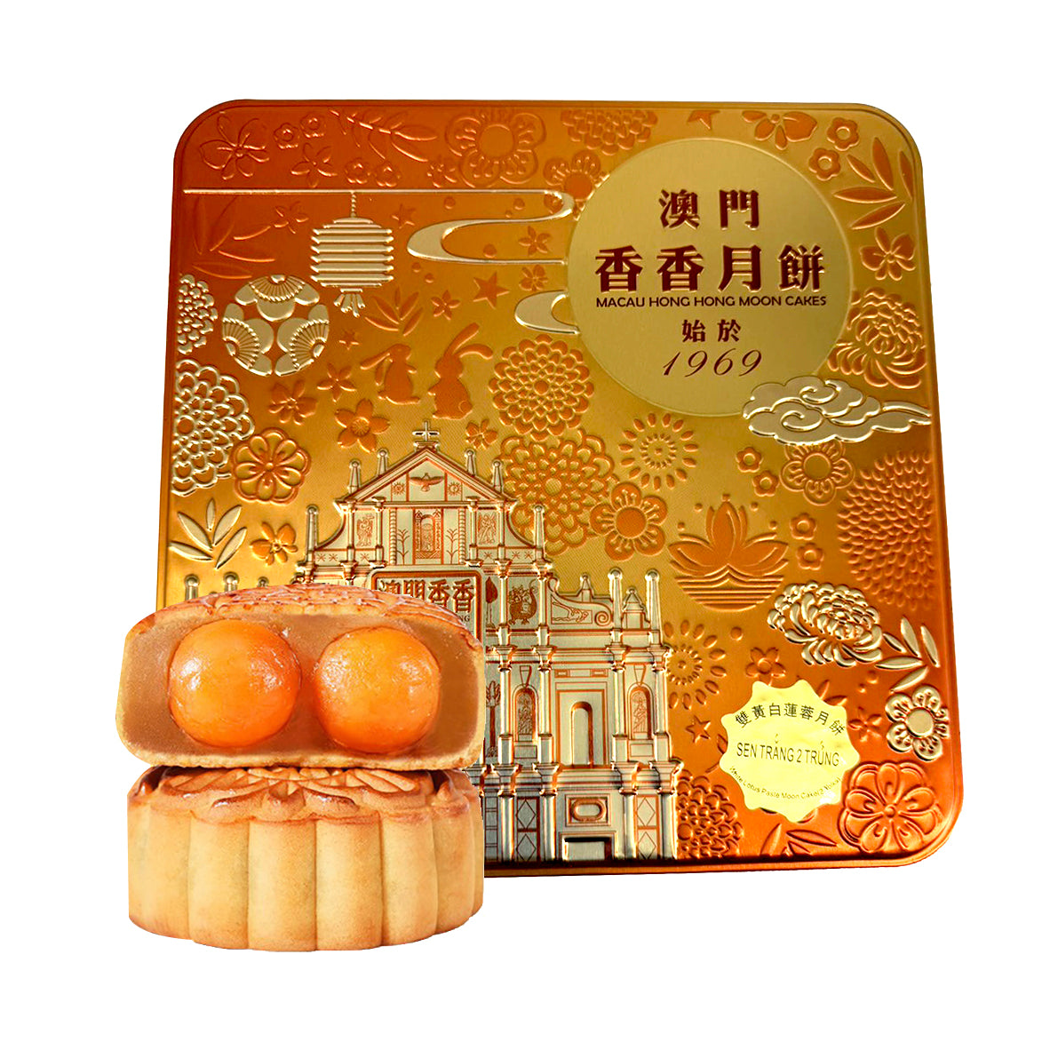 Macau-Xiang-Xiang-Double-Yolk-White-Lotus-Paste-Mooncakes-10pcs-720g-w/-Bag-1