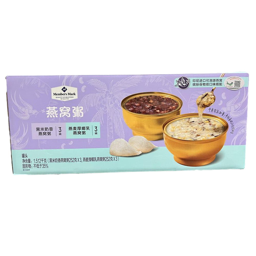 Member's-Mark-Bird's-Nest-Porridge---252g-x-6-Bottles-1