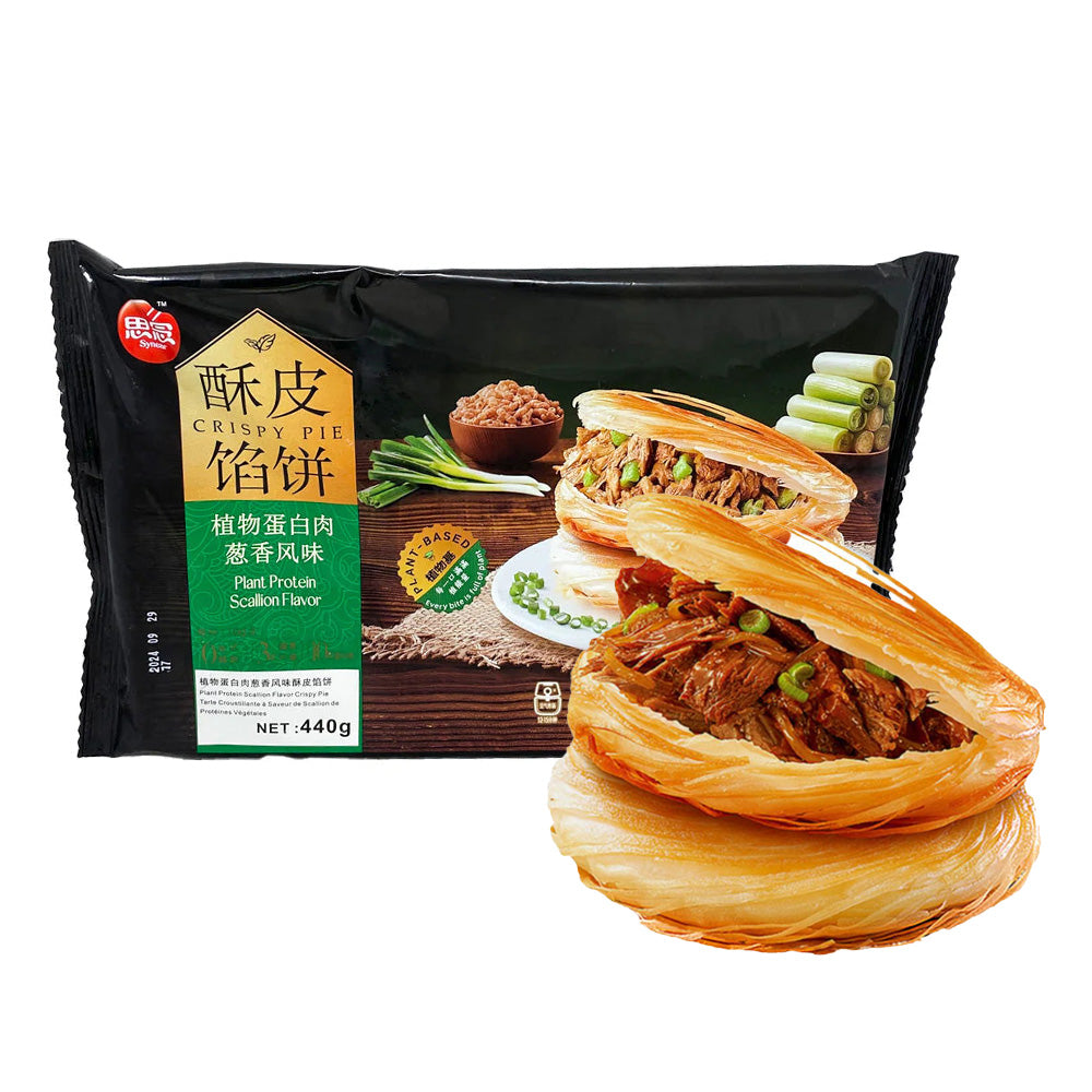 [Frozen]-Sinian-Crispy-Pastry-Pies-with-Plant-Based-Meat-and-Onion-Flavor,-4pcs-440g-1