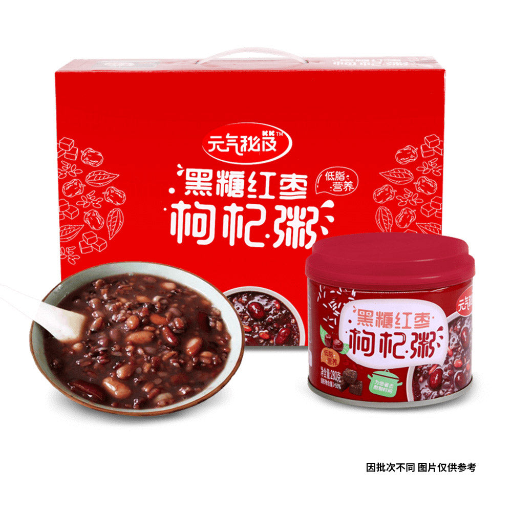 [Full-Case]-Xiduoduo-Black-Sugar,-Red-Dates-and-Goji-Berry-Porridge-280g*12-1