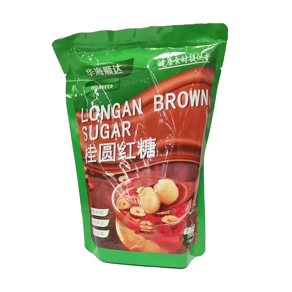 Hua-Hai-Shun-Da-Longan-Red-Sugar,-35g-x-8-Bags,-280g-Total-1