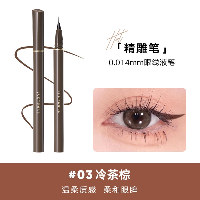 Judydoll-Orange-Duo-Precision-Eyeliner-Pen-#03-Cool-Tea-Brown-1