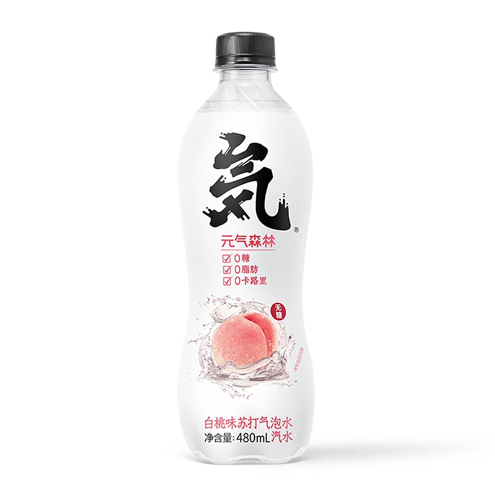 [Genki-Forest]-White-Peach-Flavoured-Sparkling-Water-480ml-1