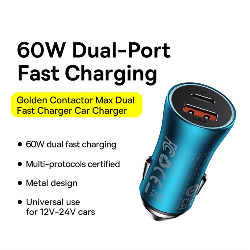 Baseus-Golden-Contactor-Max-Dual-Fast-Charger-Car-Charger-U+C-60W---Navy-Blue-1