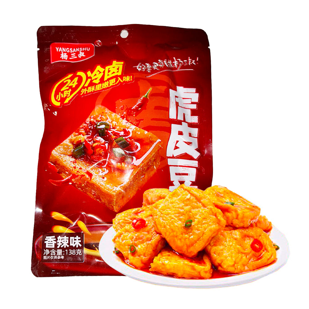 Uncle-Yang's-Spicy-Tiger-Skin-Dried-Tofu-Snack,-138g-1