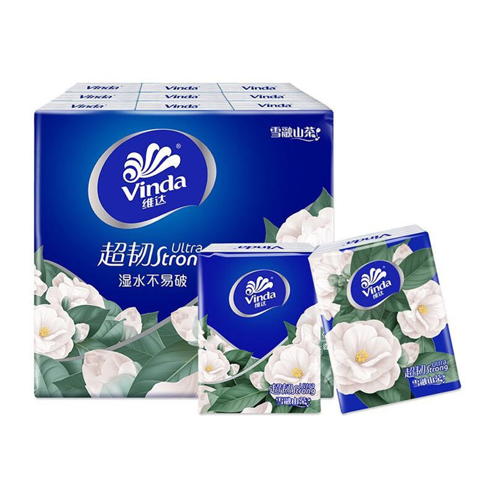 Vinda-Mini-Ultra-Tough-4-Ply-Tissue-Paper,-Camellia-Scent,-18-Packs-1