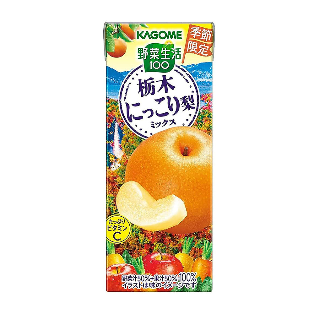 Kagome-Yasai-Seikatsu-Juice-Drink-Tochigi-Nikko-Pear-Flavor---195ml-1