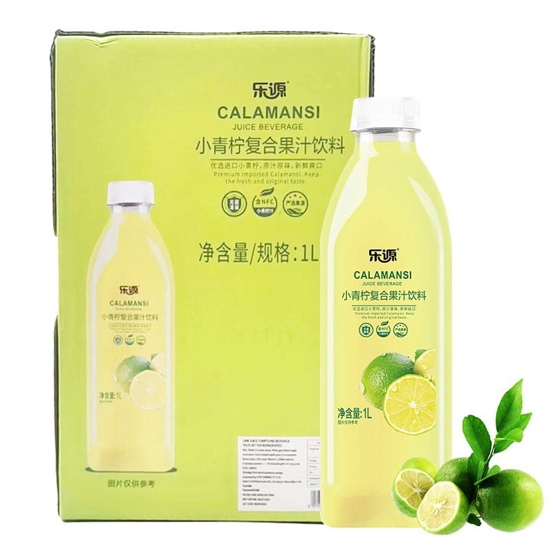 [Full-Case]-Le-Yuan-Small-Lime-Mixed-Fruit-Juice-Drink-1L*6-Bottles/Case-1