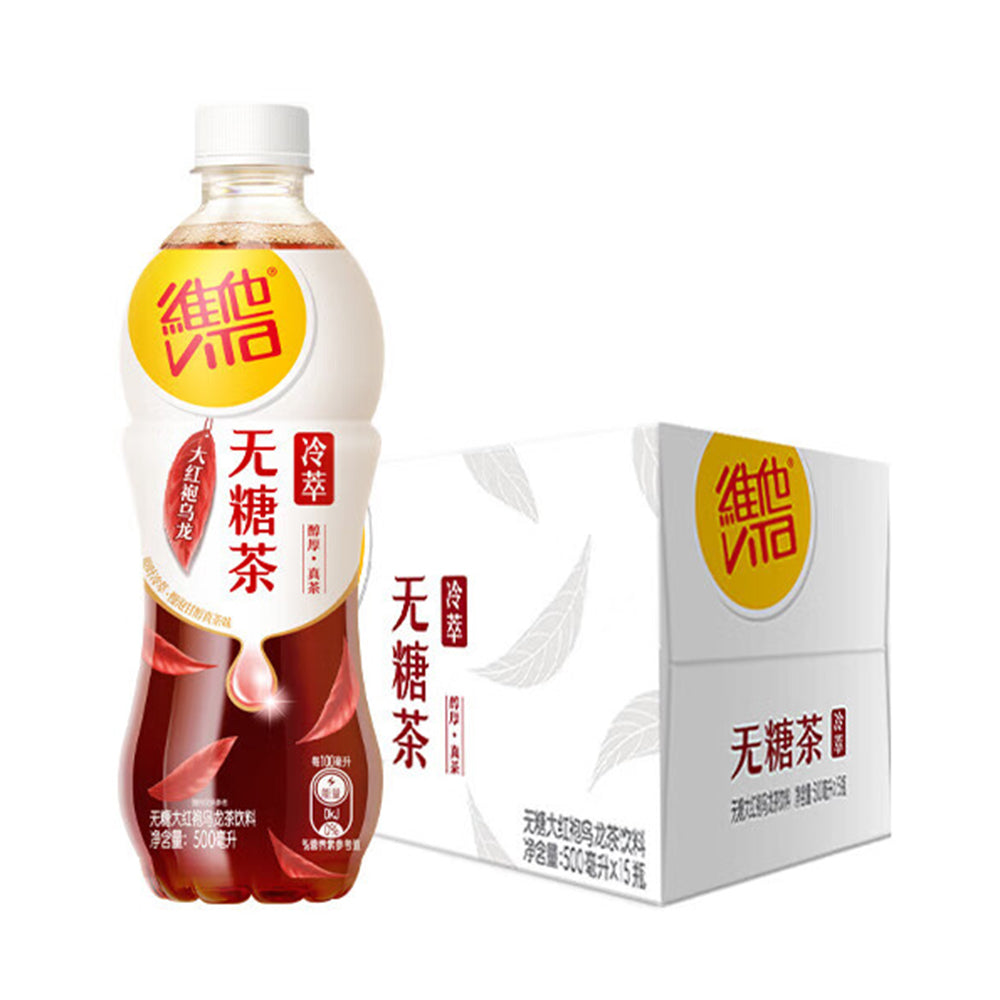 [Full-Case]-Vitasoy-Sugar-Free-Dahongpao-Oolong-Tea-500ml*15-1