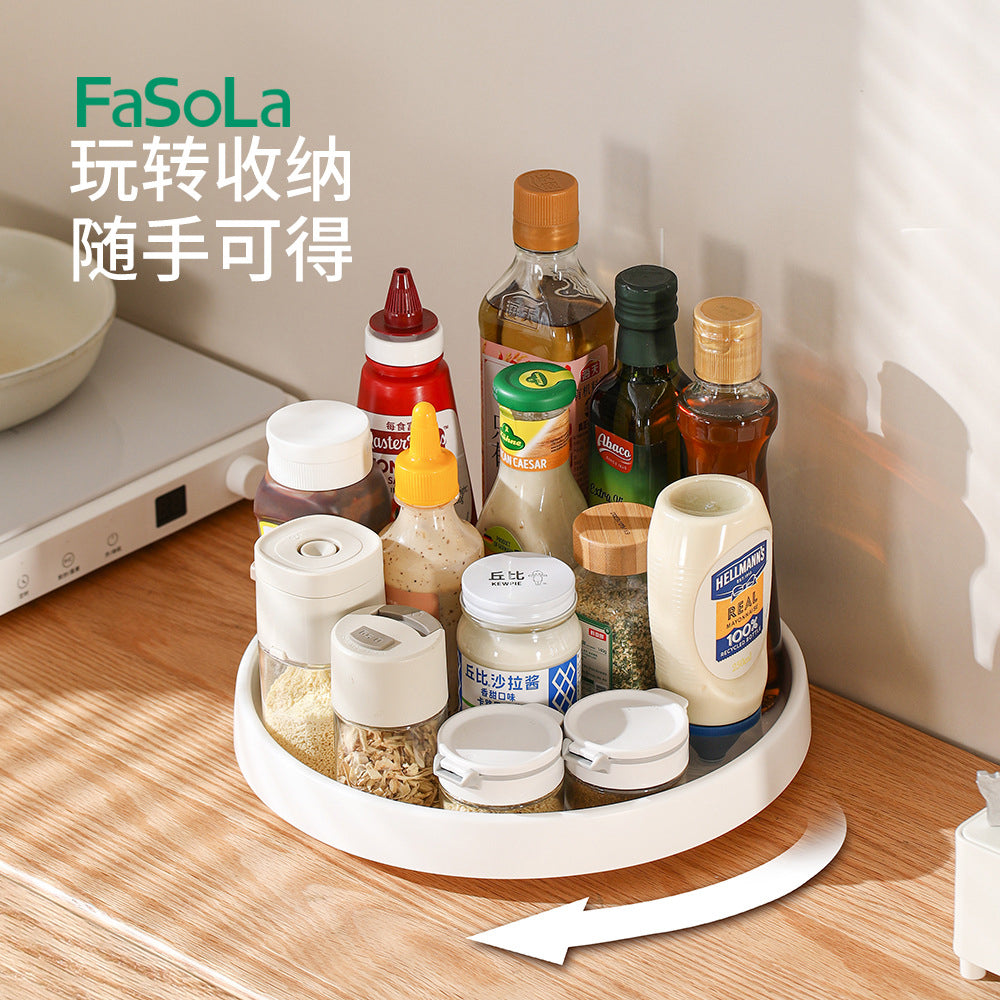 FaSoLa-Rotating-Storage-Rack---Large,-White,-29cm-Diameter-1