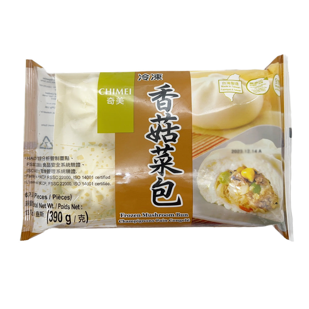 [Frozen]-Chimei-Mushroom-and-Vegetable-Buns,-6-Pieces,-390g-1