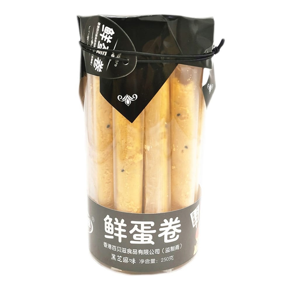 Baibeizi-Fresh-Egg-Rolls-Black-Sesame-Flavor---250g-1