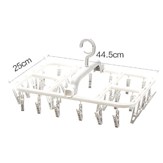 Lifease Multifunctional Folding Clothes Drying Rack with 32 Clips